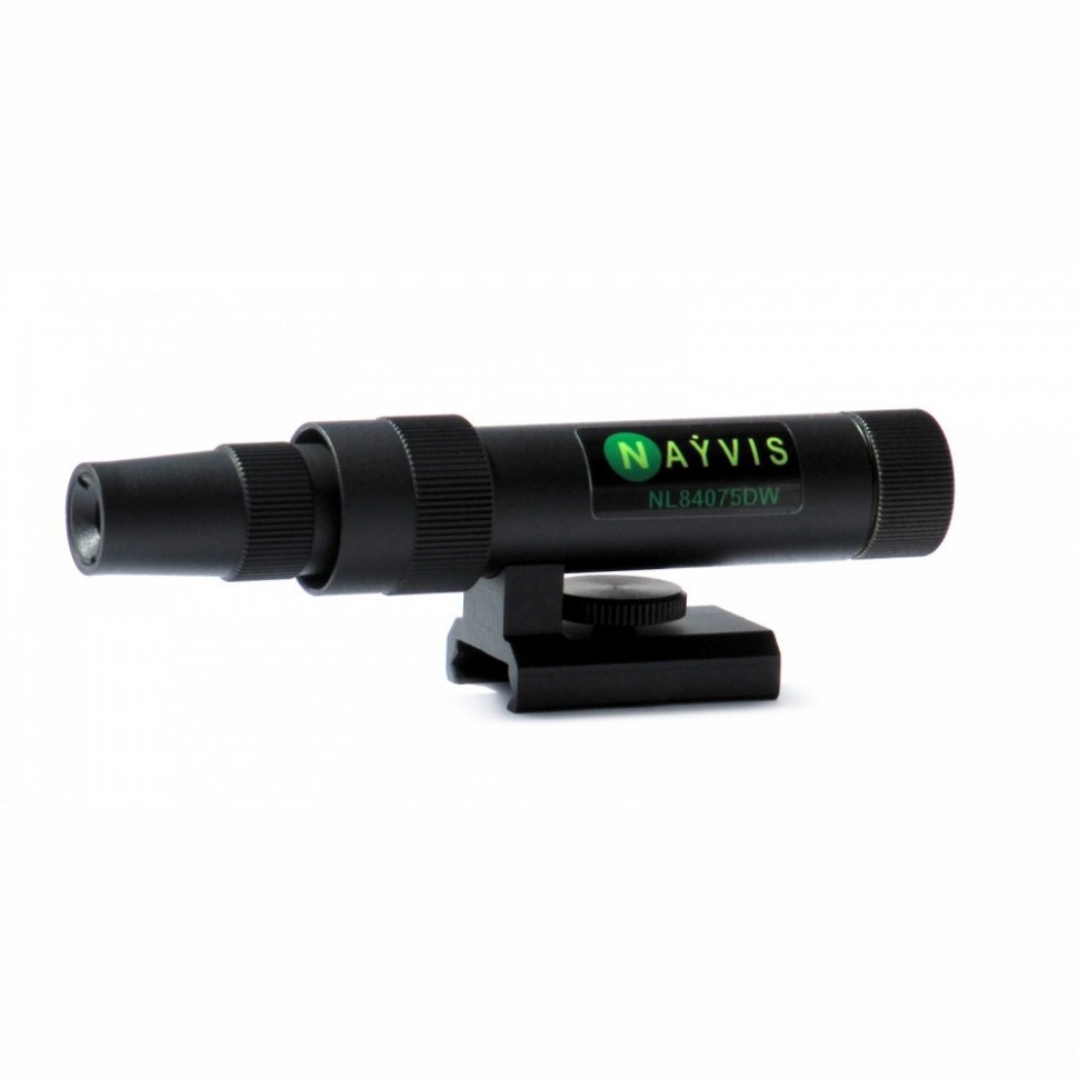 Лазерный ИК-фонарь NAYVIS NL84075DW (75 мВт, 835 нм) с кронштейном weaver 7/8"