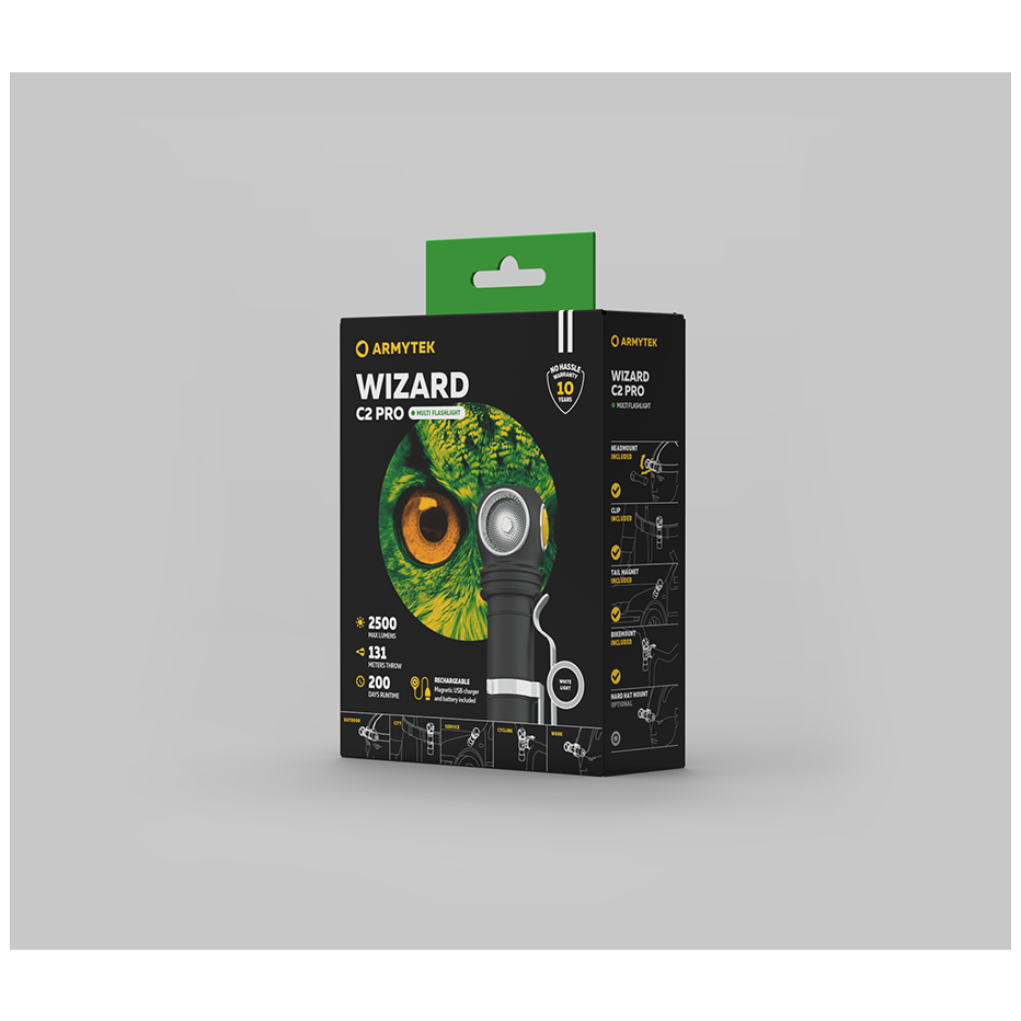 Мультифонарь Armytek Wizard C2 Pro Magnet USB