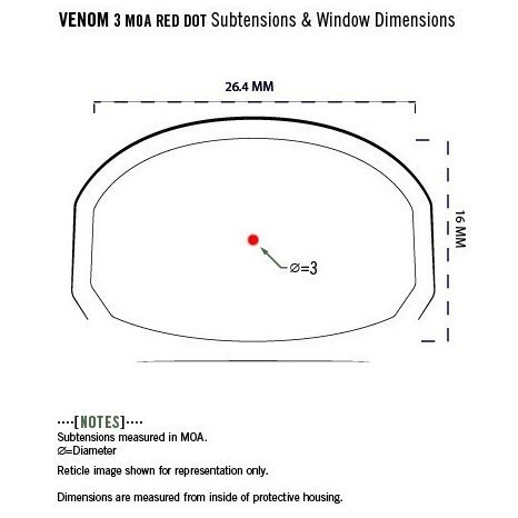 Коллиматорный прицел Vortex Venom Red Dot 3 MOA (VMD-3103)
