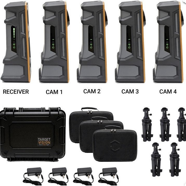 Набор камер для тиров и стрельбищ Longshot LR-3 (4 камеры, до 3200 метров, Ultra HD, Wi-Fi, App)