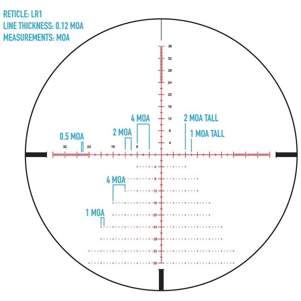 Оптический прицел Sightmark Citadel 3-18x50 LR2 подсветка сетки, водонепроницаемый (SM13039LR2)